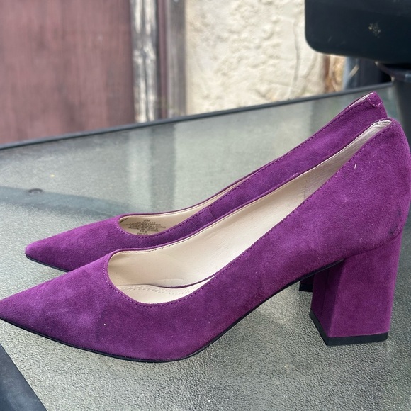 Marc Fisher LTD Women's Zala Block Heel Pointy Toe Pump, Size 5M NWOB - Picture 3 of 10